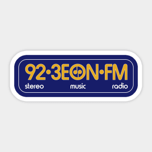 EON FM Radio Melbourne Sticker